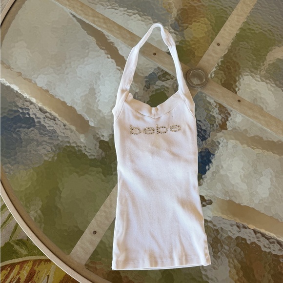bebe Tops - Bebe white tank top